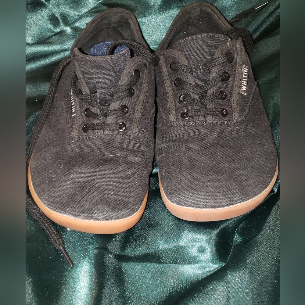 WHITIN Men's Wide Canvas Barefoot Sneakers | Zero Drop Sole | Minimalist Size 7* - Picture 2 of 11